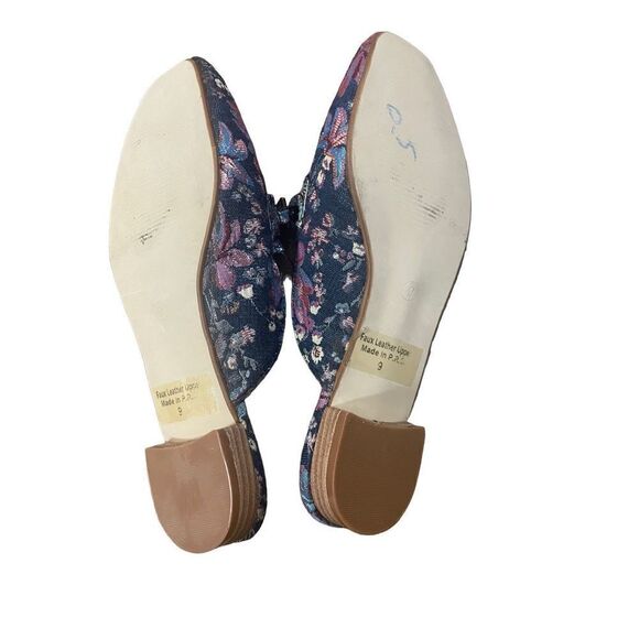 Avanti slip on floral sandals with open back size 9 - Picture 8 of 8